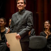 Nuno Coelho, the winner of the XII Cadaqués Orchestra International Conducting Competition